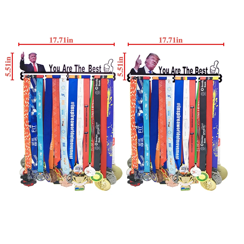 WR американский президент Дональд Трамп вешалка для медалей без ограничений