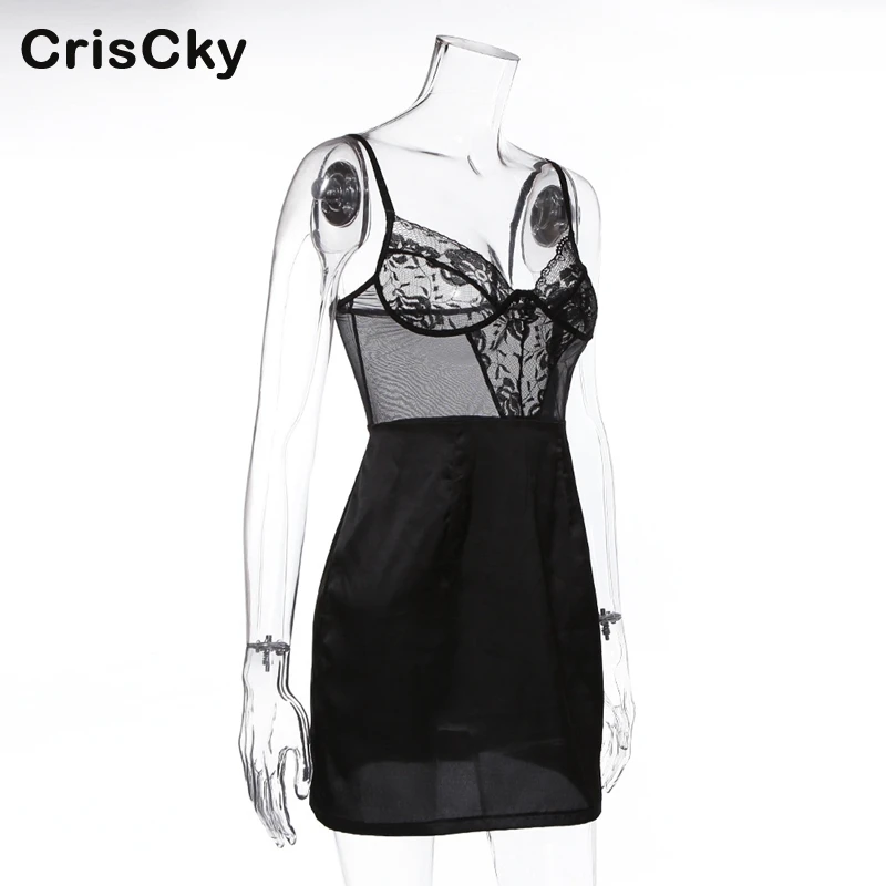 CRISCKY модные женские платья с v образным вырезом без спинки Спагетти ремень Bodycon