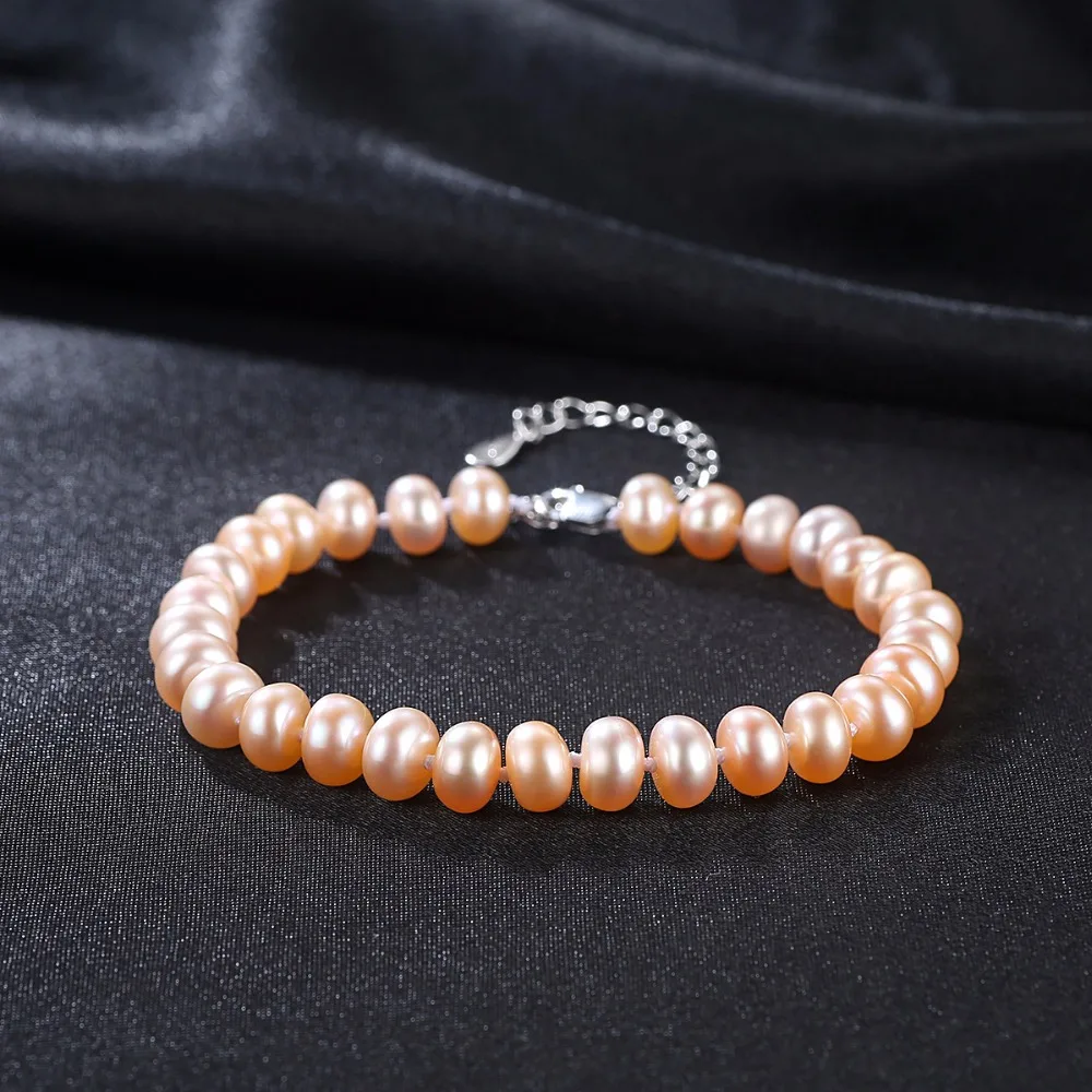 Trendy Natural Pearl Bracelets Adjustable For Ladies Four Seasons Style Three Colors Are Available Send Free Box | Украшения и