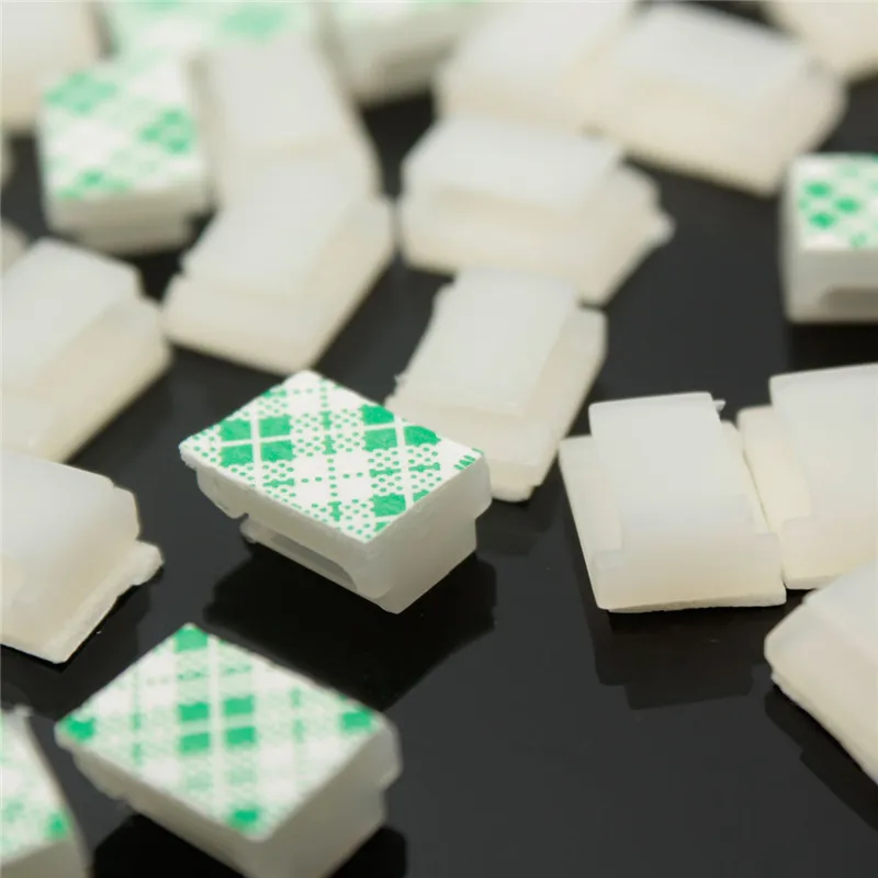 50 шт. автомобильные зажимы для проводов на клейкой основе | Обустройство дома