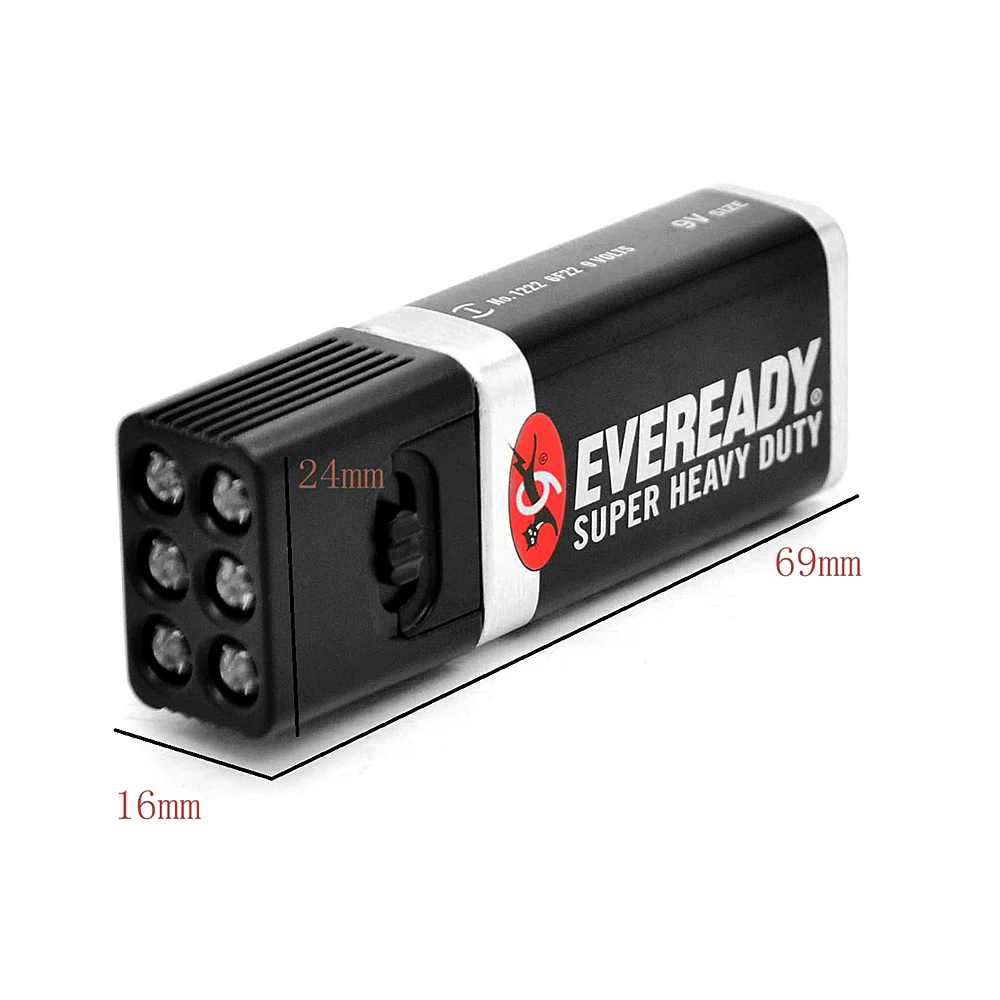 Outdoor Light Blocklite 9 Volt LED Flashlight Torch Camping Compact Size Ultra Bright | Спорт и развлечения