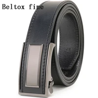mens full grain leather ratchet belts automatic nickel free flap hidden buckle designer