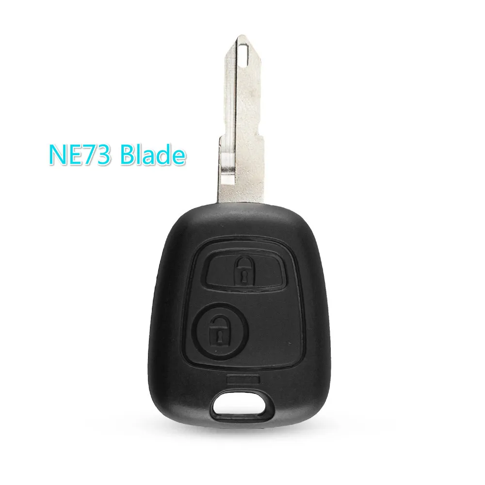 NE73 Blade KEYYOU 2 кнопки дистанционный ключ-брелок от машины чехол в виде ракушки для peugeot 106 206 307 107 207 407 партнер эксперт боксер VA2/SX9/HU83/NE73 лезвие - Цвет: NE73 Blade