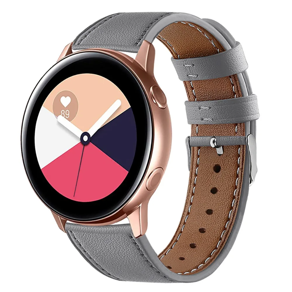 Новейшая мода, ремешок из натуральной кожи для часов samsung Galaxy Watch 42 мм/Galaxy Watch Active 40 мм, сменный ремешок на запястье