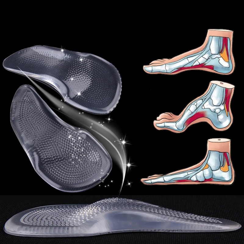 

Ортопедические силиконовые стельки в обувь. 2 шт - партия.