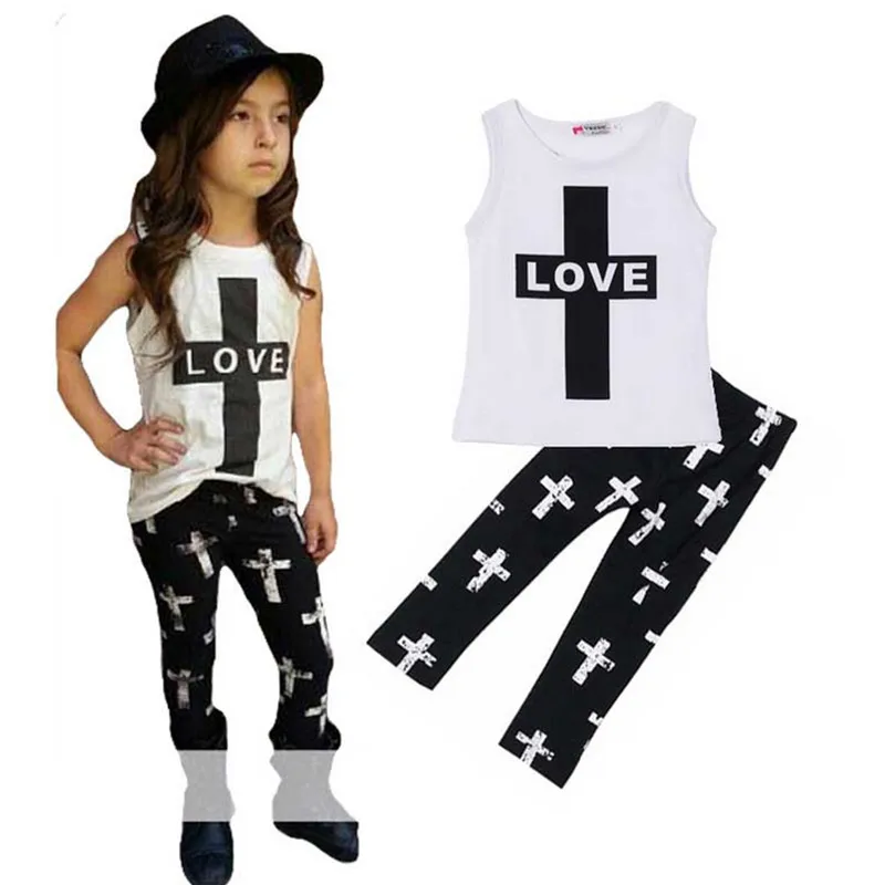 Новинка 2017 брендовый летний комплект одежды для маленьких девочек модный жилет