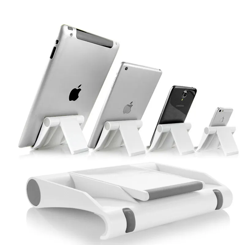 Портативный Белый Регулируемый держатель подставки для iPhone X 10 8 7 6S 6 Plus 5S 5C 5 4S iPod