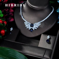 hibride exclusive 4pcs bridal nigerian jewelry set for women party luxury dubai nigeria cz crystal wedding jewelry sets n 152