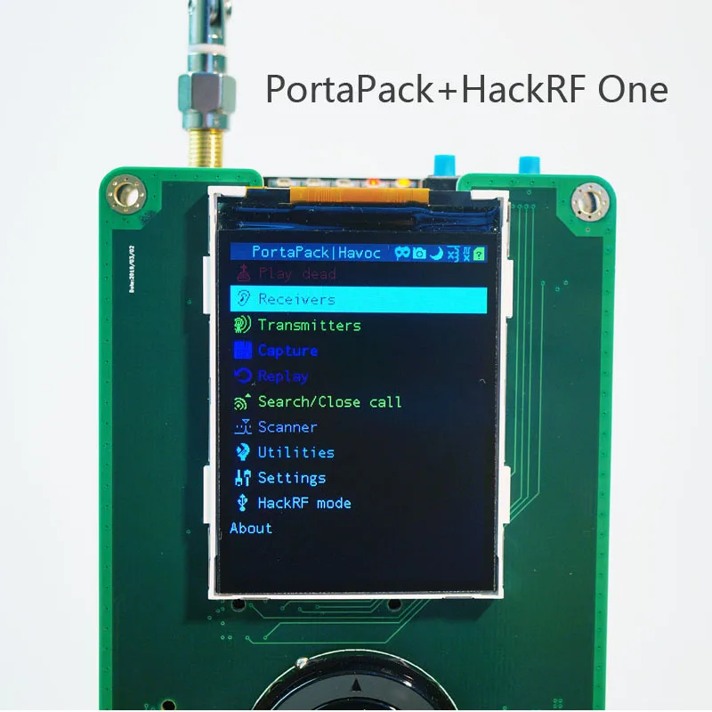 PortaPack для HackRF One 1 МГц-6 ГГц SDR приемник и передача AM FM SSB ADS-B SSTV Ham радио