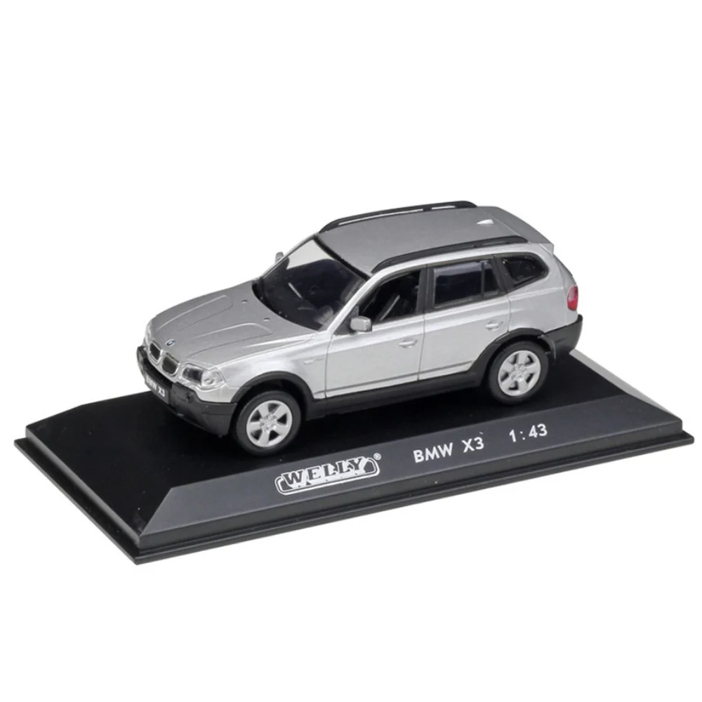 BMW X3 WELLY Metal Model Car 1:43 Scale Model Volvo/VW/Audi/Benz/Mini Diecast Automobile Toys For Collection Children Friend Gift - Цвет: BMW X3