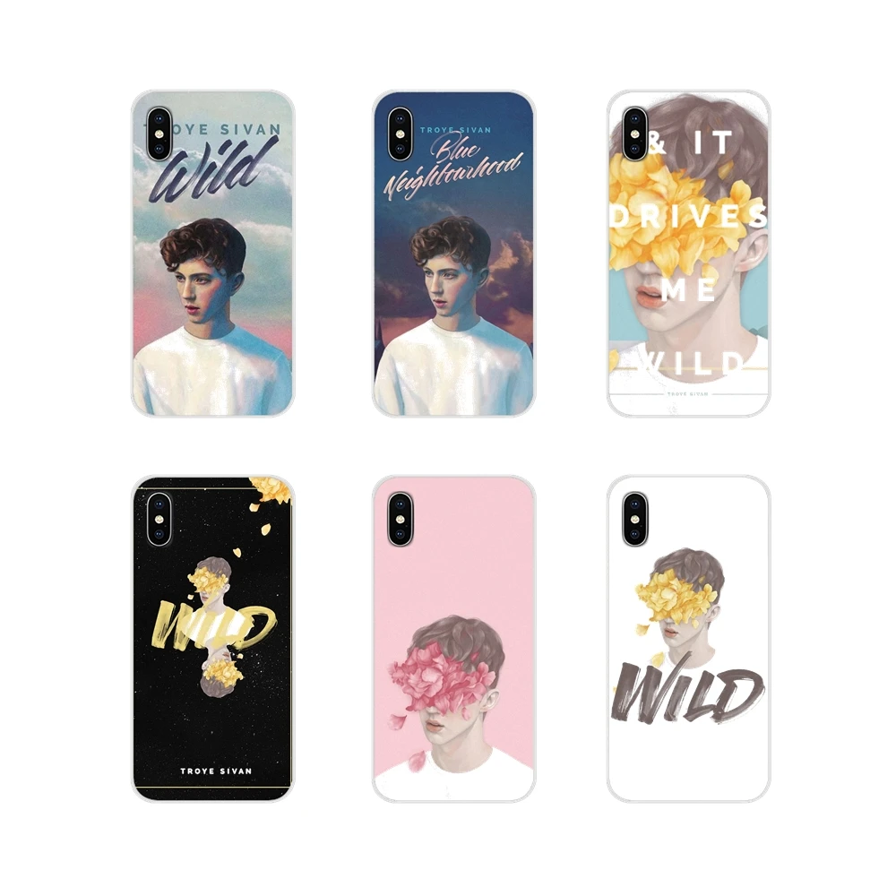 Troye Sivan Wild аксессуары чехлы для телефонов Чехлы Apple iPhone X XR XS MAX 4 4S 5 5S 5C SE 6 6S 7 8 Plus ipod