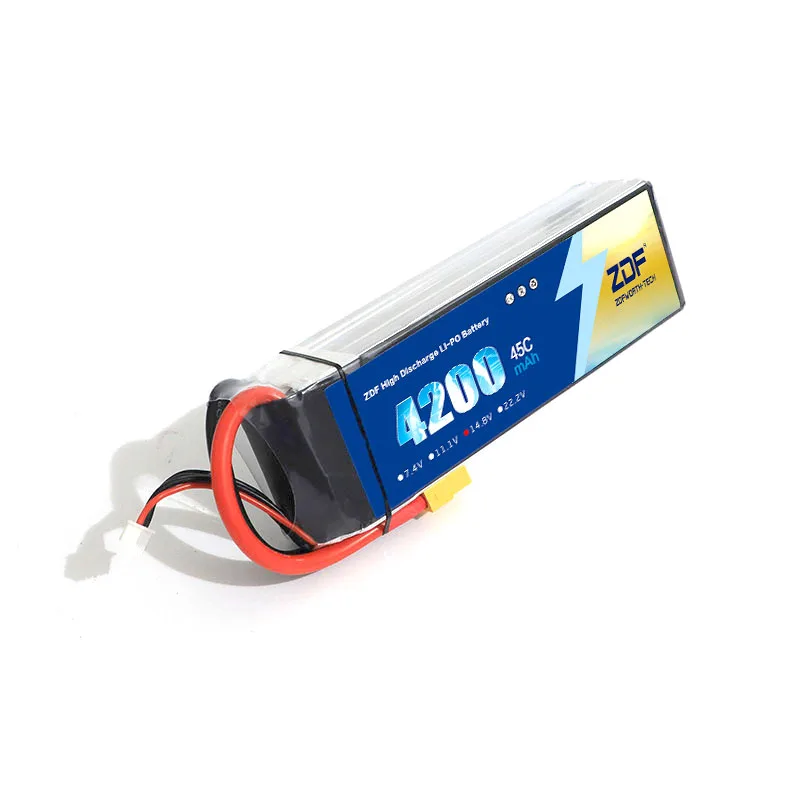 Аккумулятор ZDF 4S Lipo 14 8 в 4200 мАч 45C Max 90C аккумулятор Akku для вертолета Airpalane лодки