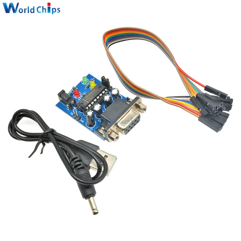Модуль преобразователя MAX232 RS232 в TTL встроенный модуль передачи MAX232CPE