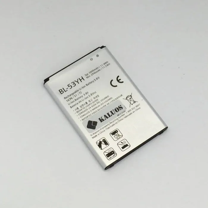 BL-53YH аккумулятор 2940/3000 мАч для LG G3 D830 D850 D851 D855 D857 D858 D859 F400 F460 F470 VS985 | Мобильные