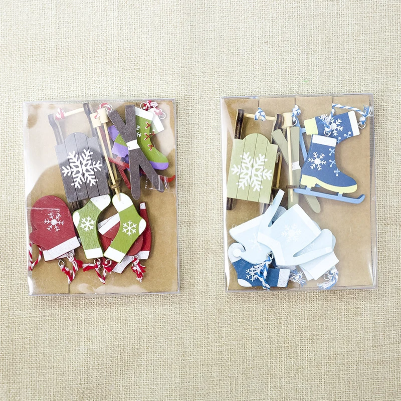 6 шт./Корд. Фотоэлемент декоративная подвеска для рождественской елки