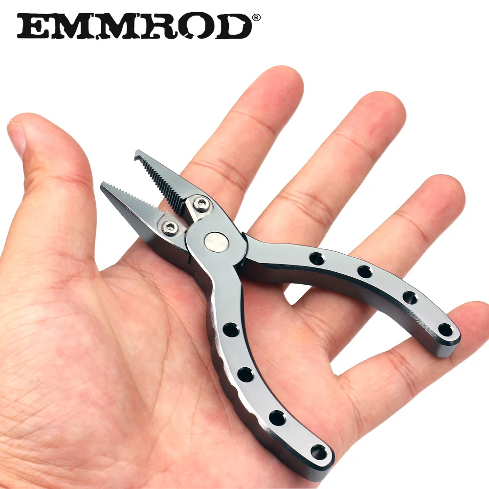 

New Mini Portable 11.5cm/41G Aluminum Fishing Pliers Multifunctional Fishing Scissors Line Cutter Fishing Hook Remover Tackle