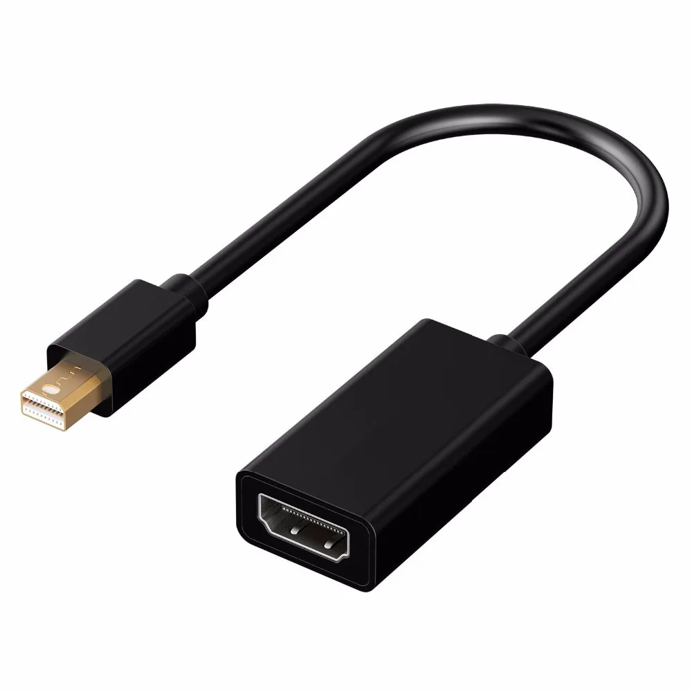 MINI DP to HDMI DZLST Mini DP к HDMI DVI VGA адаптер 3 в 1 концентратор Mini DisplayPort 1080P видео адаптер конвертер для iMac Apple MacBook Pro Air - Цвет: MINI DP to HDMI