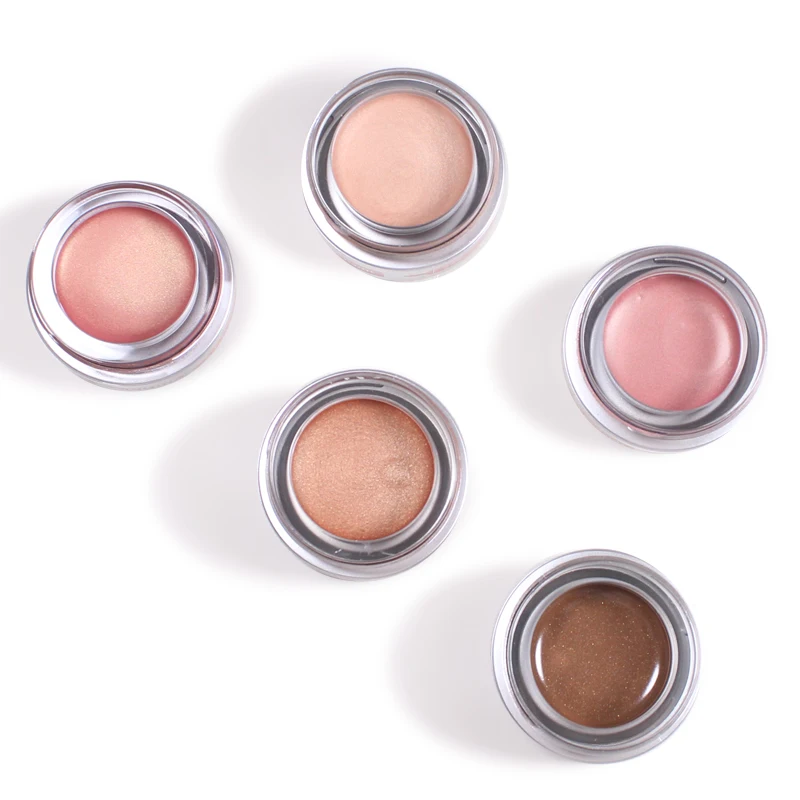 Хна мерцающие тени для век Крем 5 видов цветов Розовый Коричневый розовое золото