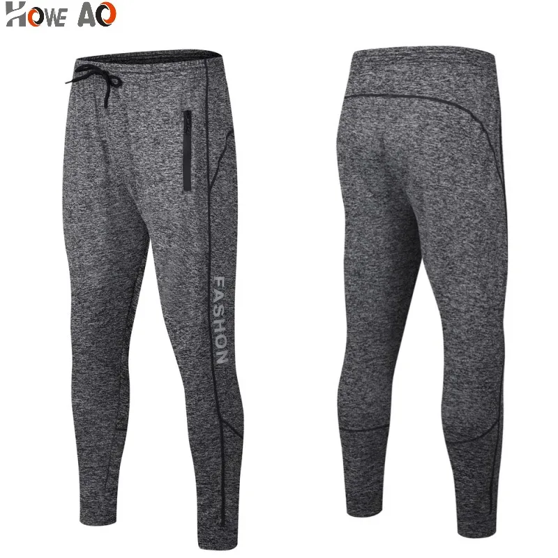 

HOWE AO Pants Man Stripe Men's Trousers Double Pocket Zipper Slim Men Casual Pants running outdoor pants