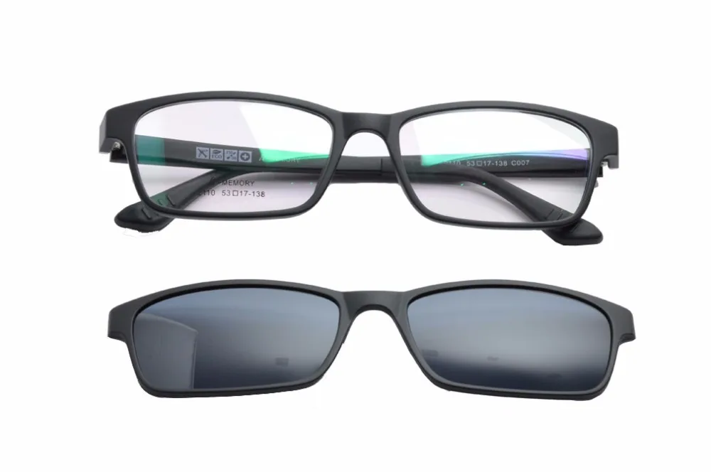 EV Frame With Magnetic Polarized Glasses Sunglasses Clip On Myopia Driving Purpose EV1409NEW|sunglasses clip on|polarized sunglassesclip on |