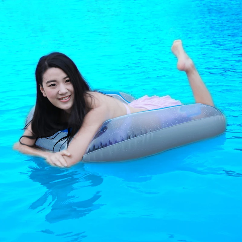 95 см надувной плавающий ряд одиночный водный диван ПВХ пляжный бассейн шезлонг