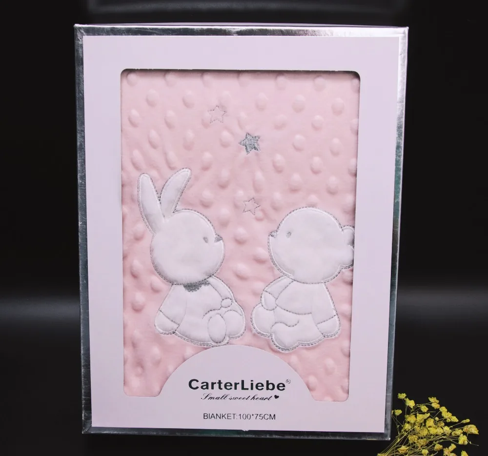 Carterliebe одеяло с подарочной коробкой для детей 0 2 лет|Одеяла и пеленки| |