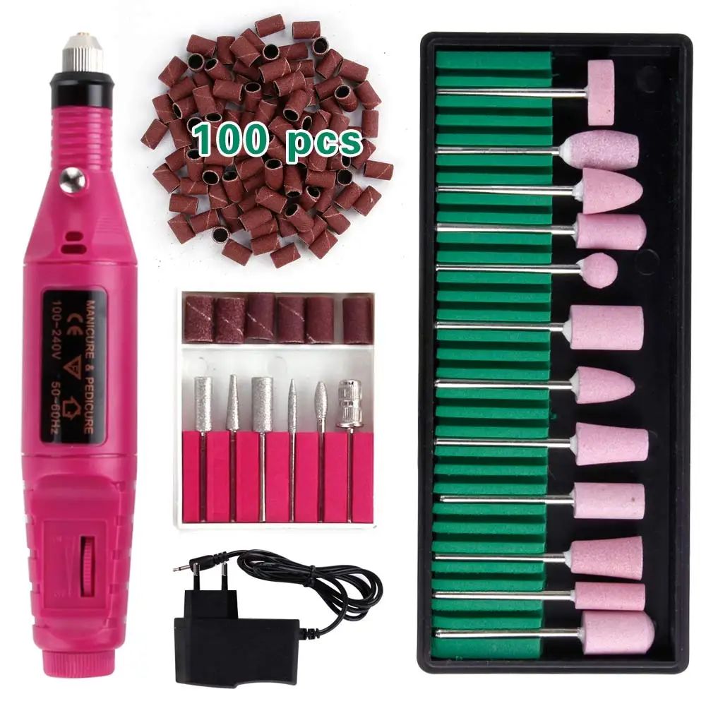 Электрический набор для маникюра и педикюра шлифовальная машинка ногтей