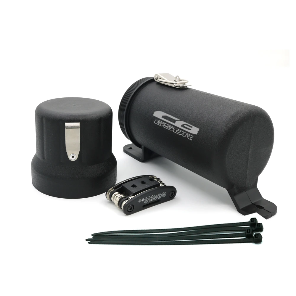 Universal Off-Road Waterproof Tube Gloves Storage Box For HONDA CB650R CB 650R 2018 2019 with Anti-theft Lock 6 in 1 tool | Автомобили и