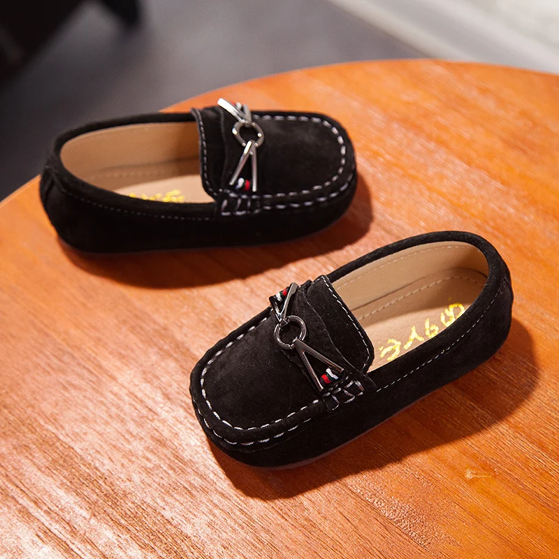 APTESOL Высокое качество детская из свиной кожи повседневная обувь классические