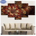 Алмазная живопись Kufwkey, 5 панелей, вышивка с фантазийными цветами, распродажа, 3d вышивка крестиком, наборы, украшение для дома, Рождество, зона искусства