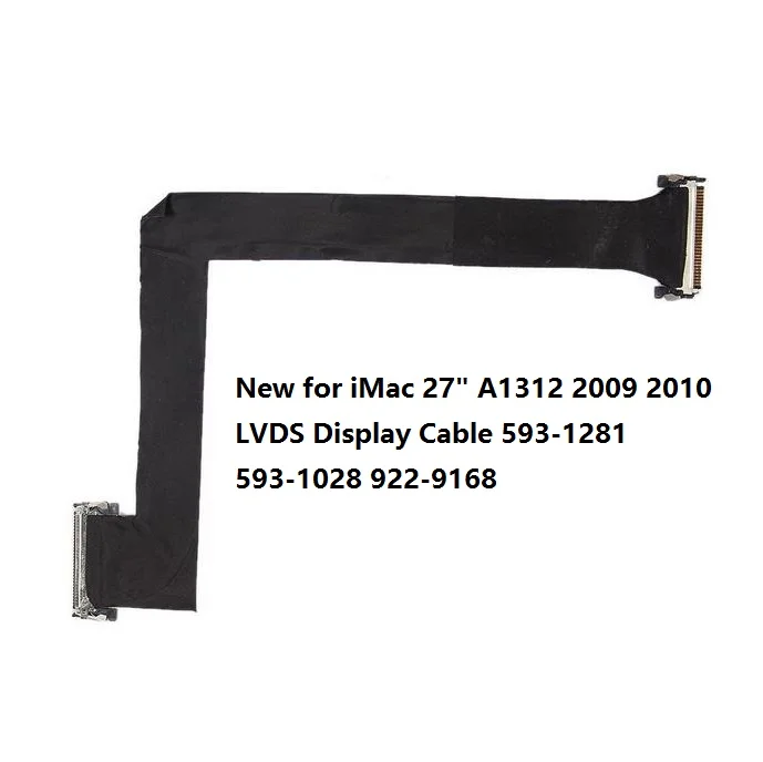 Новинка кабель для ЖК-экрана Apple iMac 27 дюймов A1312 2009 2010 LVDS 593-1281 A 593-1028 | Компьютеры и