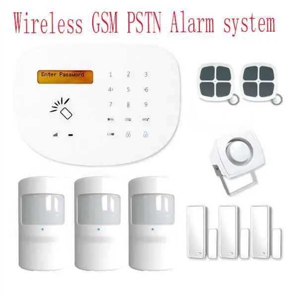 Домашняя GSM сигнализация с ЖК дисплеем 433 МГц|zone| |