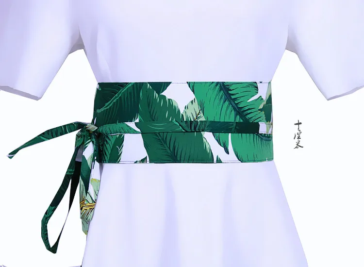 Японский стиль, хлопок, ceinture femme,, домашнее кимоно, пояс на талии, широкие пояса, Ретро стиль, эластичная резинка на талии, бант для девочек - Цвет: color15