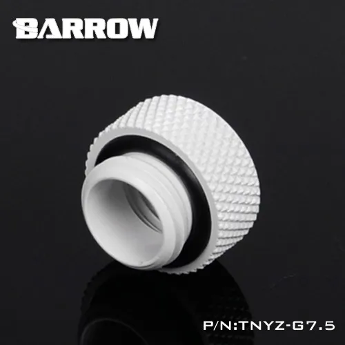 White Курган TNYZ-G7.5, 7,5 мм папа-мама удлинитель фитинги, G1/4 папа-мама водяная арматура для систем охлаждения - Цвет лезвия: White