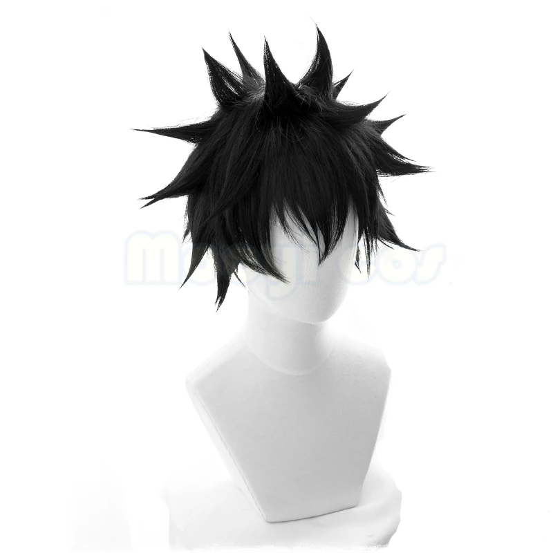 Toaru Majutsu No Index Kamijou Touma Cosplay Wig 30cm Short Straight Japanese Anime for Halloween Party Synthetic Black | Тематическая