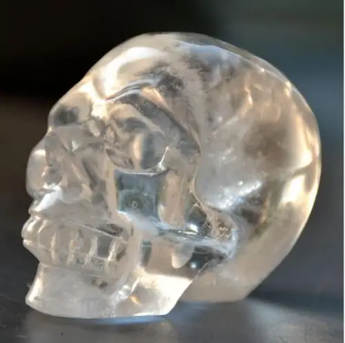 1 шт. натуральный кристалл прозрачный череп рейки лечение кристаллов.|crystal