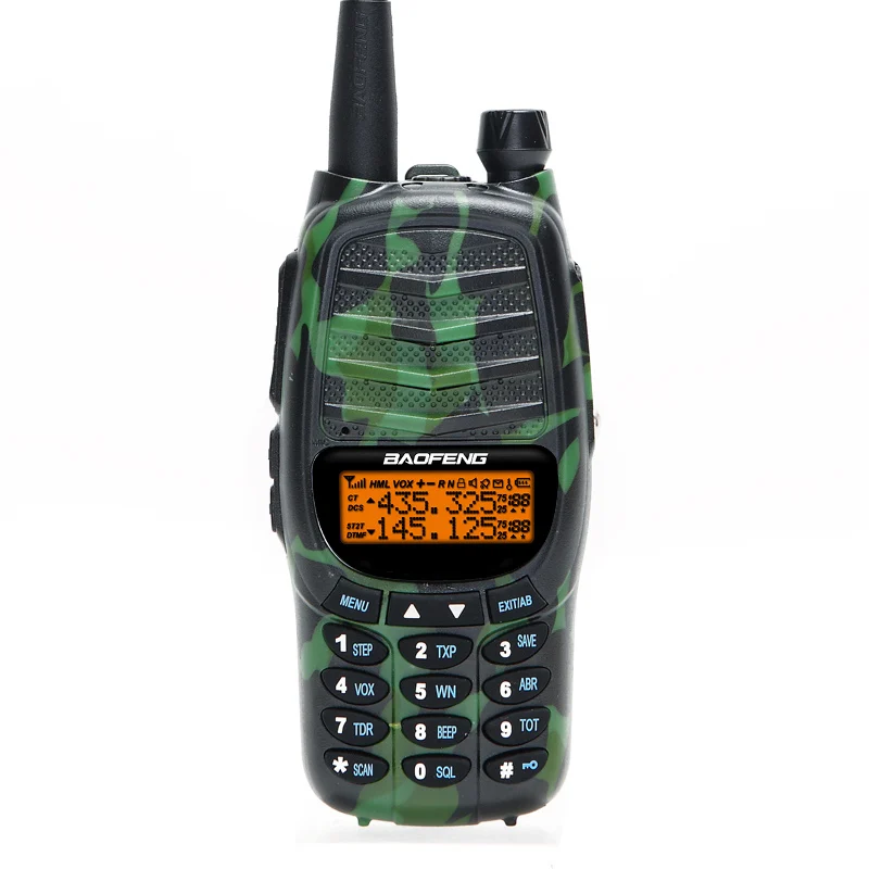 camo Baofeng UV-X9 Plus 10 Вт высокомощная портативная рация 10 Вт/4 Вт/1 Вт Мощность ful Dual PTT VHF/UHF Dual Band 10 км Диапазон портативного радио - Цвет: camo
