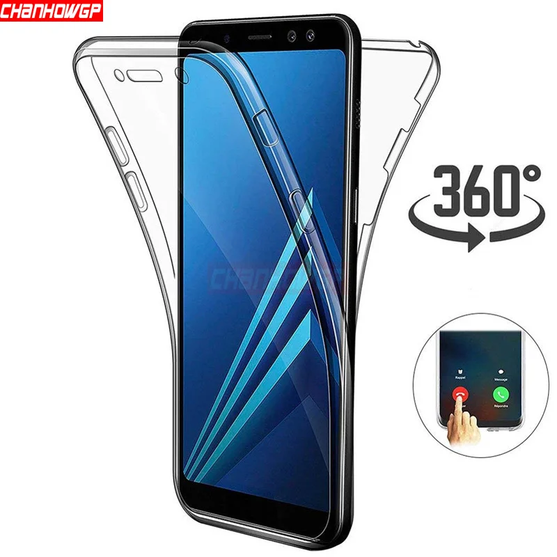 Двойной защитный чехол для Samsung Galaxy J4 J6 J8 A6 A8 2018 J1 J3 J5 J7 2017 A3 A5 2016 S7 Edge S8 S9 Plus Neo мягкий