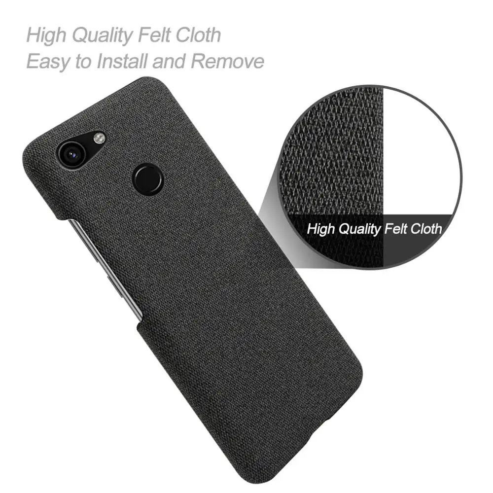 Для Google Pixel 3A 3A XL 3 3 XL чехол тонкий ретро тканые ткани жесткий чехол из поликарбоната для Google Pixel 2 2 XL 4 4 XL чехол противоударный
