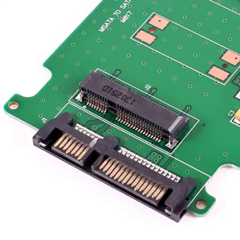 Мини Msata Pci-E Ssd от 50 мм до 2 5 дюймов Sata 7 + 15Pin адаптер конвертер карта см | Компьютеры