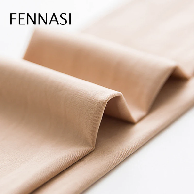 Женские теплые сексуальные колготки FENNASI черные облегающие с высокой талией на