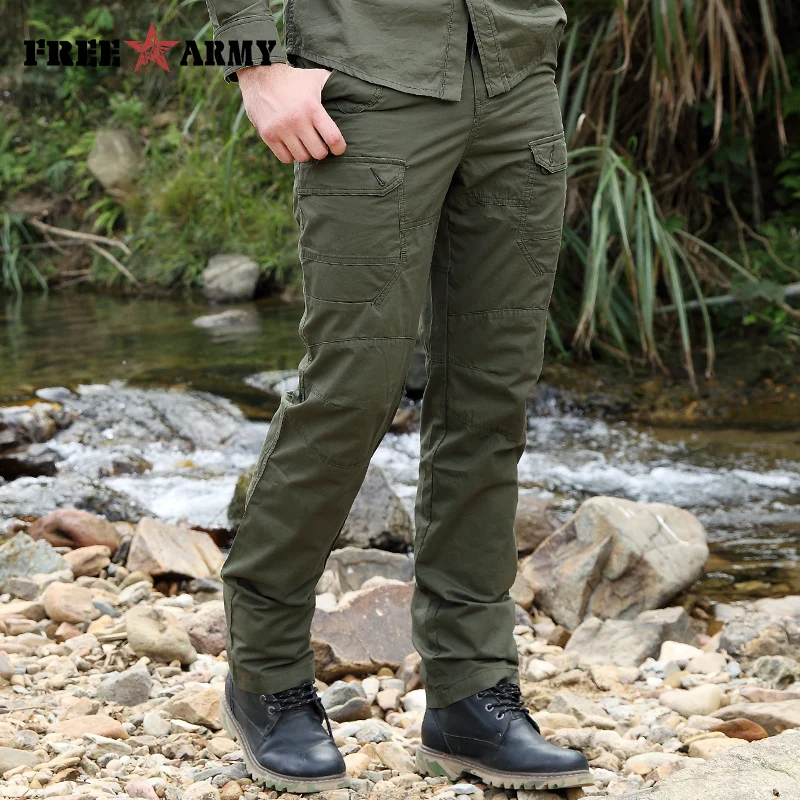 Брюки карго мужские тактические повседневные брюки в стиле милитари много
