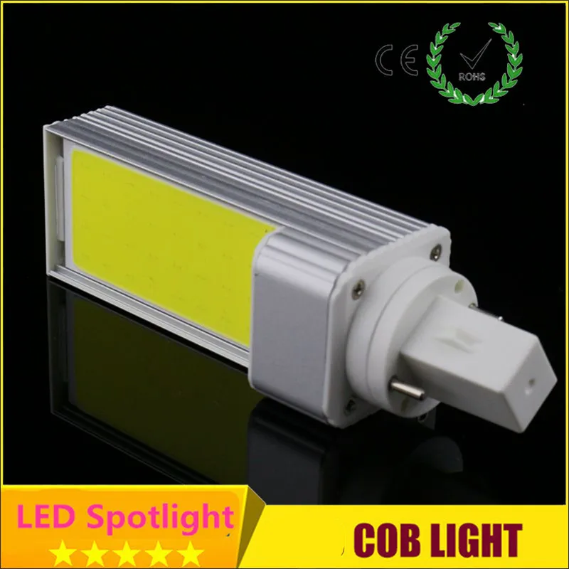 Новейшая светодиодная лампа E27 G24 G23 9 Вт 12 15 COB LED Corn PL светильник белый/теплый белый