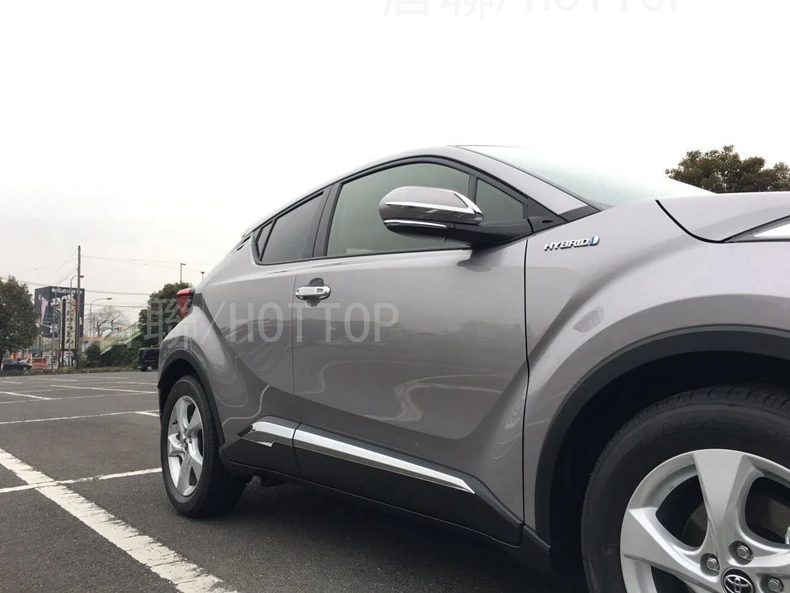 Хромированный корпус двери Боковая Отделка крышка молдинг для Toyota C-HR CHR 2017