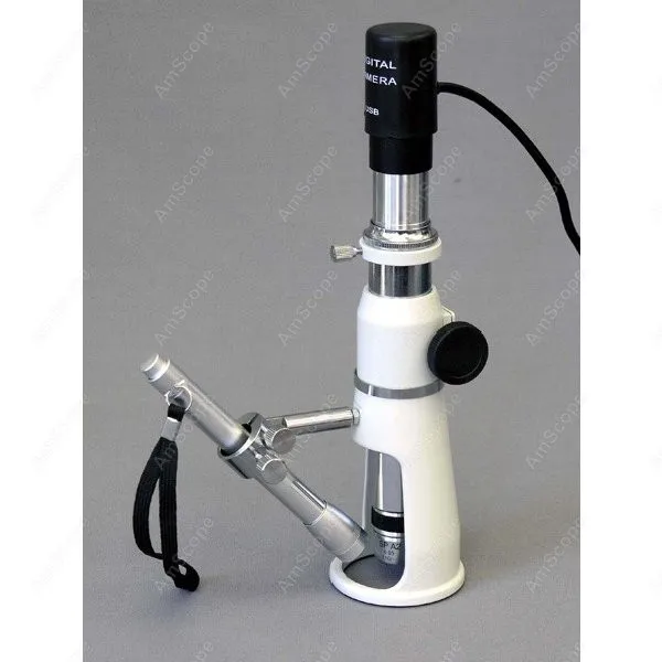 Измерительный микроскоп-поставка AmScope 20X &amp 50X стенд/магазин от китайского
