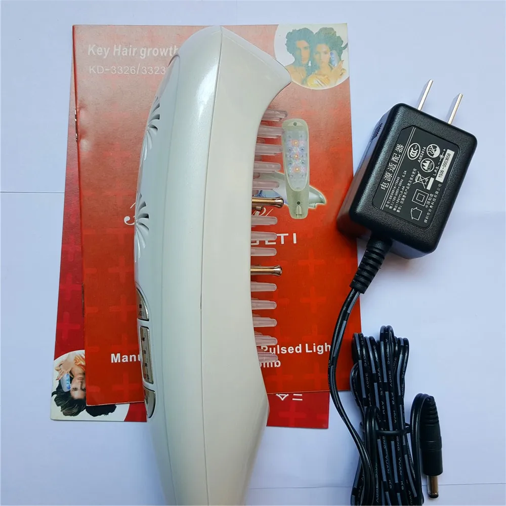 3 в 1 лазерная + светильник микро-гребень для восстановления волос |