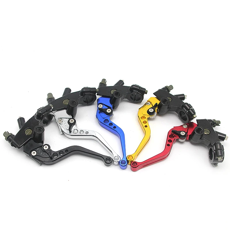 ZS Racing Универсальный CNC 7/8 &quot22 мм красный мотоцикл сцепные рычаги Главный цилиндр