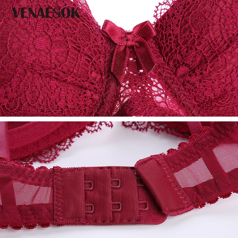 Бюстгальтер с глубоким v-образным вырезом комплект нижнего белья пуш-ап черного