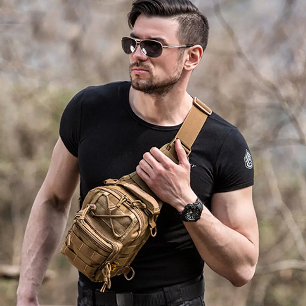 Мужская тактическая сумка на плечо Molle мессенджер рюкзак мужская небольшая