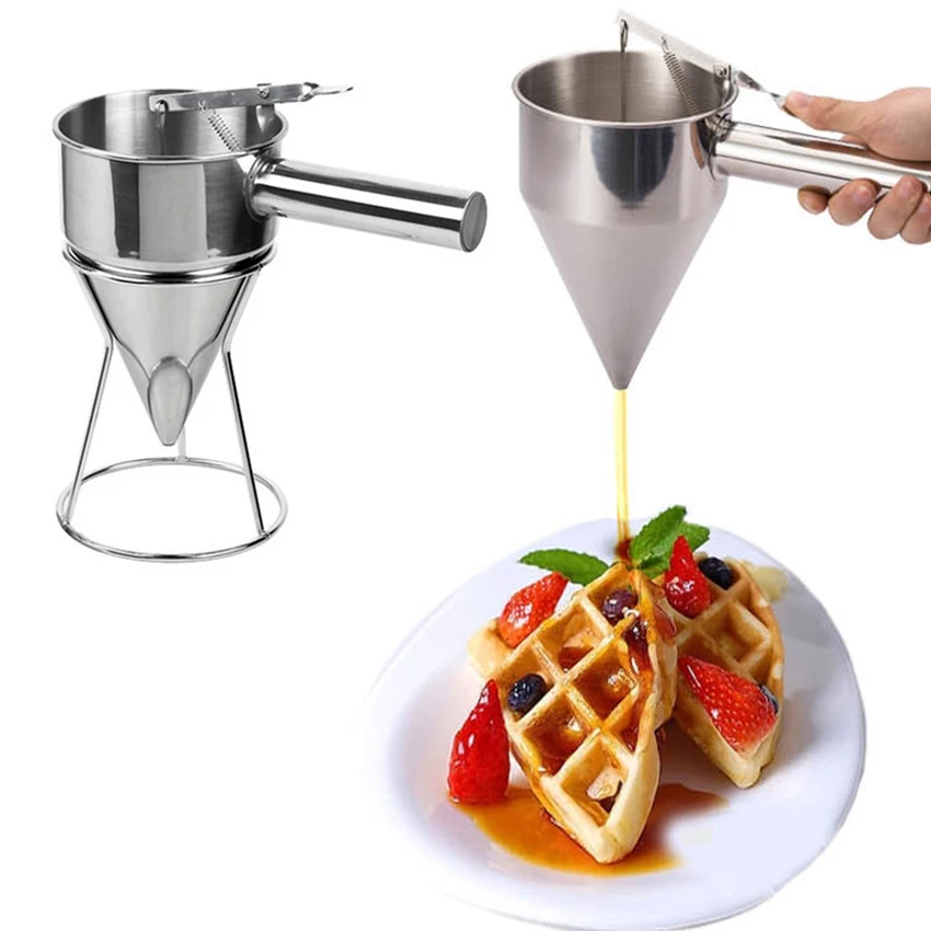 Нержавеющая сталь маленький осьминог шарики изготовление Воронка выпечка